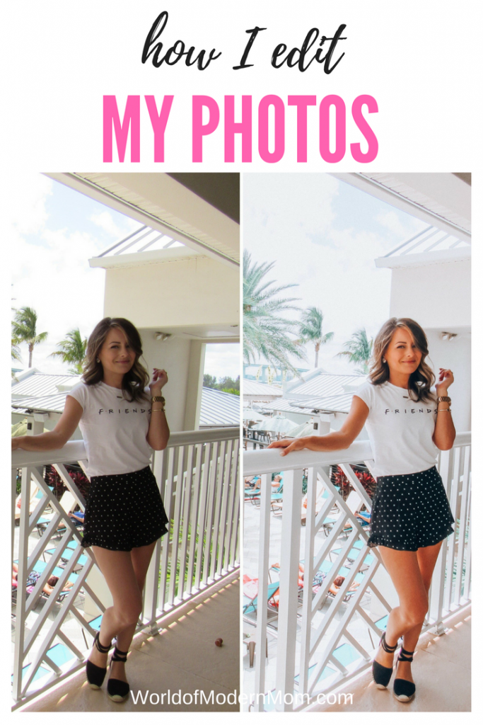 How I edit my photos for my Instagram profile.