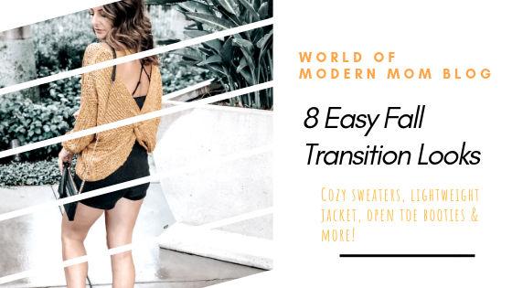 8 Easy Fall Transitional Looks for everyone! #ootd #outfitinspo #fallllooks