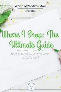 Where I shop: The Ultimate Guide